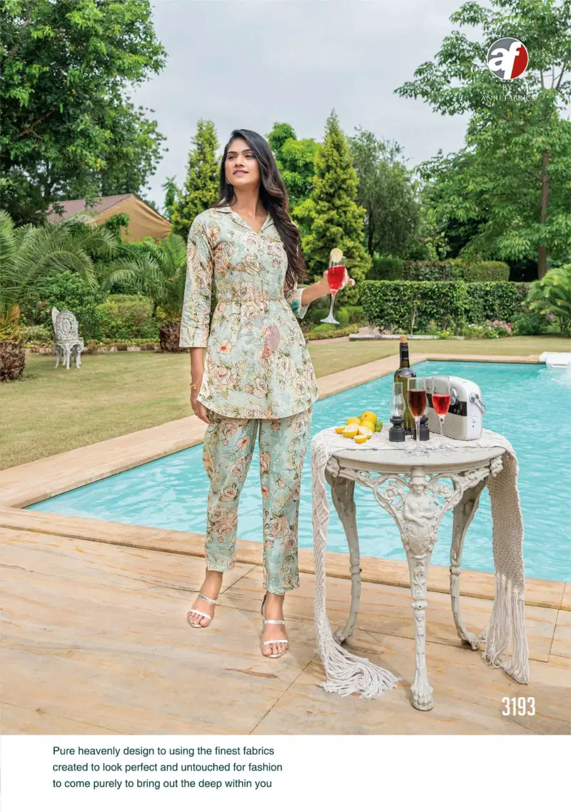 Zoya Vol 6 By Af Schiffli Work Premium Cotton Cord Set Kurti With Bottom Wholesale Price In Surat